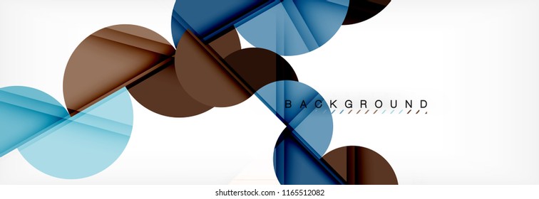 Semi circle abstract background, modern geometric pattern design. Vector business or technology presentation design template, brochure or flyer pattern, or geometric web banner