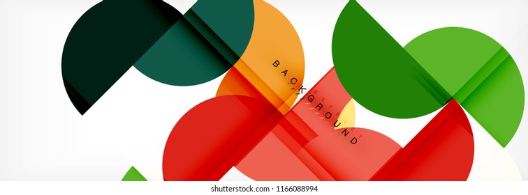 Semi circle abstract background, modern geometric pattern design. Vector business or technology presentation design template, brochure or flyer pattern, or geometric web banner