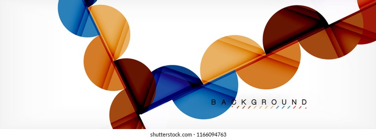 Semi circle abstract background, modern geometric pattern design. Vector business or technology presentation design template, brochure or flyer pattern, or geometric web banner