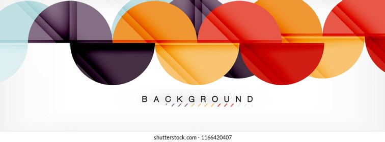 Fondo abstracto semicírculo, diseño geométrico moderno. Plantilla de diseño de presentación de vocabulario o tecnología, patrón de folleto o volante, o banner web geométrico