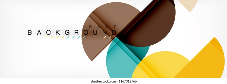 Semi circle abstract background, modern geometric pattern design. Vector business or technology presentation design template, brochure or flyer pattern, or geometric web banner