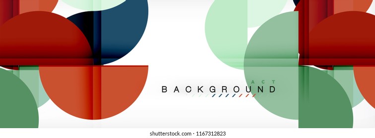 Semi circle abstract background, modern geometric pattern design. Vector business or technology presentation design template, brochure or flyer pattern, or geometric web banner