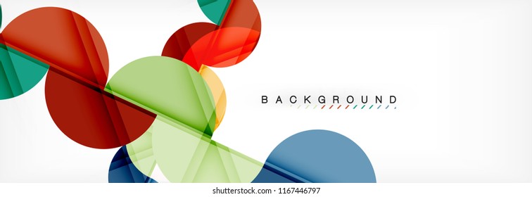 Semi circle abstract background, modern geometric pattern design. Vector business or technology presentation design template, brochure or flyer pattern, or geometric web banner