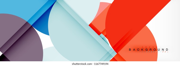 Semi circle abstract background, modern geometric pattern design. Vector business or technology presentation design template, brochure or flyer pattern, or geometric web banner