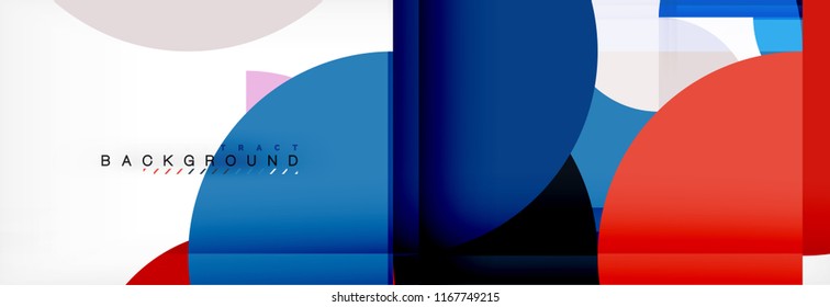 Semi circle abstract background, modern geometric pattern design. Vector business or technology presentation design template, brochure or flyer pattern, or geometric web banner