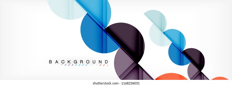 Semi circle abstract background, modern geometric pattern design. Vector business or technology presentation design template, brochure or flyer pattern, or geometric web banner