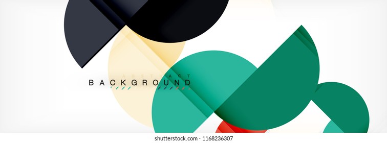 Semi circle abstract background, modern geometric pattern design. Vector business or technology presentation design template, brochure or flyer pattern, or geometric web banner
