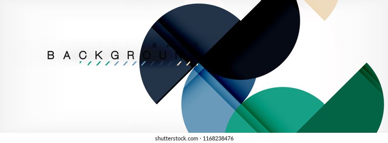 Semi circle abstract background, modern geometric pattern design. Vector business or technology presentation design template, brochure or flyer pattern, or geometric web banner