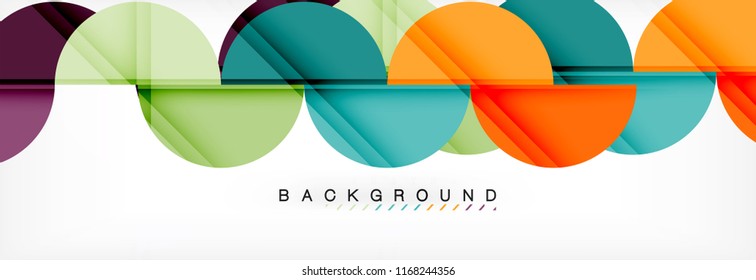Fondo abstracto semicírculo, diseño geométrico moderno. Plantilla de diseño de presentación de vocabulario o tecnología, patrón de folleto o volante, o banner web geométrico