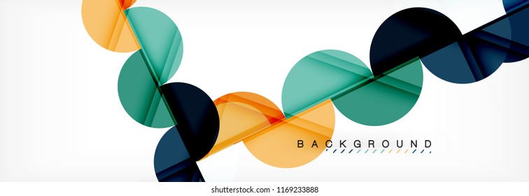Semi circle abstract background, modern geometric pattern design. Vector business or technology presentation design template, brochure or flyer pattern, or geometric web banner