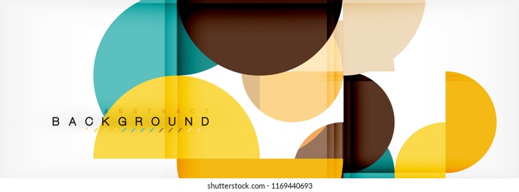 Fondo abstracto semicírculo, diseño geométrico moderno. Plantilla de diseño de presentación de vocabulario o tecnología, patrón de folleto o volante, o banner web geométrico