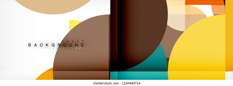 Semi circle abstract background, modern geometric pattern design. Vector business or technology presentation design template, brochure or flyer pattern, or geometric web banner