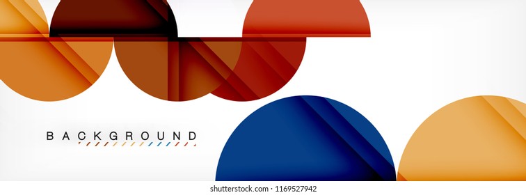 Fondo abstracto semicírculo, diseño geométrico moderno. Plantilla de diseño de presentación de vocabulario o tecnología, patrón de folleto o volante, o banner web geométrico