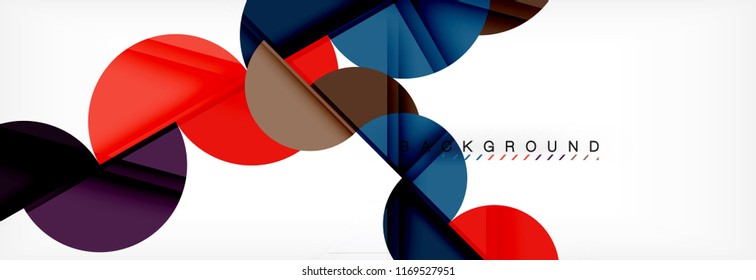 Fondo abstracto semicírculo, diseño geométrico moderno. Plantilla de diseño de presentación de vocabulario o tecnología, patrón de folleto o volante, o banner web geométrico