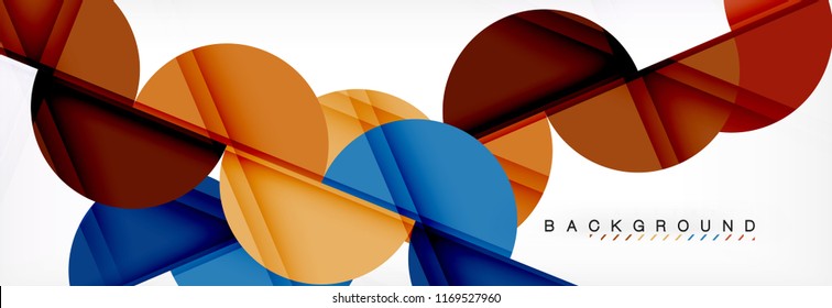 Semi circle abstract background, modern geometric pattern design. Vector business or technology presentation design template, brochure or flyer pattern, or geometric web banner