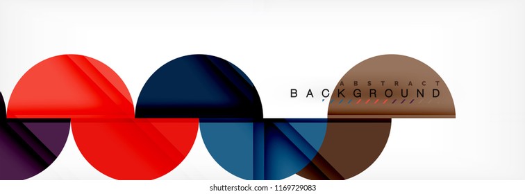 Fondo abstracto semicírculo, diseño geométrico moderno. Plantilla de diseño de presentación de vocabulario o tecnología, patrón de folleto o volante, o banner web geométrico