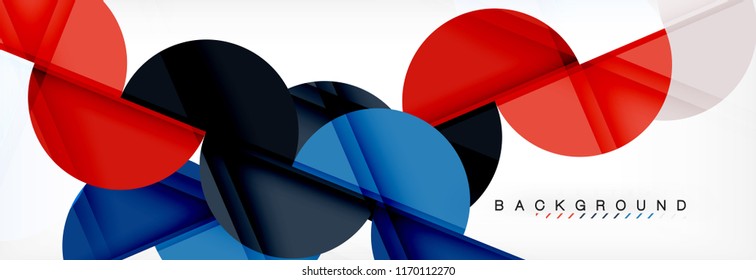 Semi circle abstract background, modern geometric pattern design. Vector business or technology presentation design template, brochure or flyer pattern, or geometric web banner