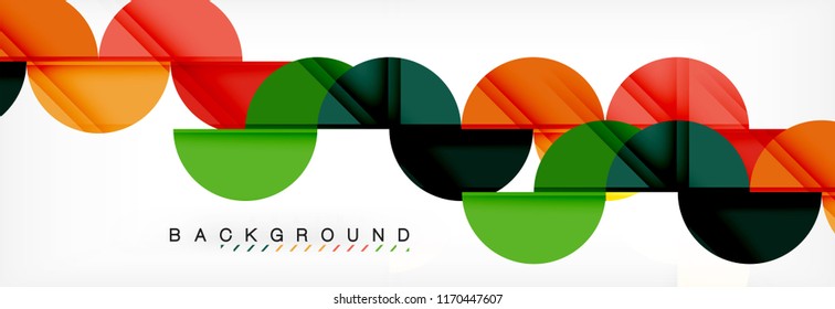Fondo abstracto semicírculo, diseño geométrico moderno. Plantilla de diseño de presentación de vocabulario o tecnología, patrón de folleto o volante, o banner web geométrico