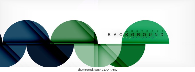 Semi circle abstract background, modern geometric pattern design. Vector business or technology presentation design template, brochure or flyer pattern, or geometric web banner