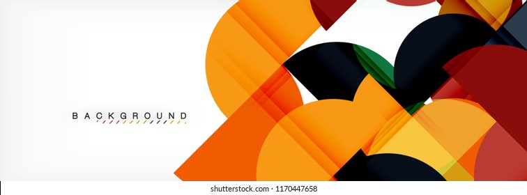 Semi circle abstract background, modern geometric pattern design. Vector business or technology presentation design template, brochure or flyer pattern, or geometric web banner
