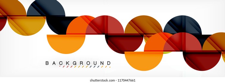 Semi circle abstract background, modern geometric pattern design. Vector business or technology presentation design template, brochure or flyer pattern, or geometric web banner
