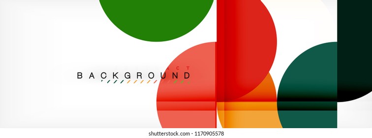 Semi circle abstract background, modern geometric pattern design. Vector business or technology presentation design template, brochure or flyer pattern, or geometric web banner