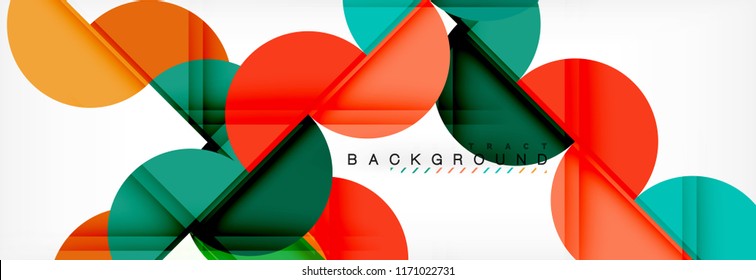 Semi circle abstract background, modern geometric pattern design. Vector business or technology presentation design template, brochure or flyer pattern, or geometric web banner