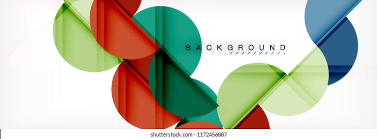 Fondo abstracto semicírculo, diseño geométrico moderno. Plantilla de diseño de presentación de vocabulario o tecnología, patrón de folleto o volante, o banner web geométrico