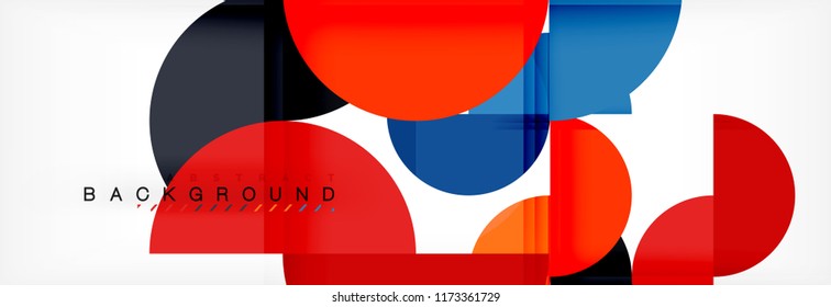 Semi circle abstract background, modern geometric pattern design. Vector business or technology presentation design template, brochure or flyer pattern, or geometric web banner