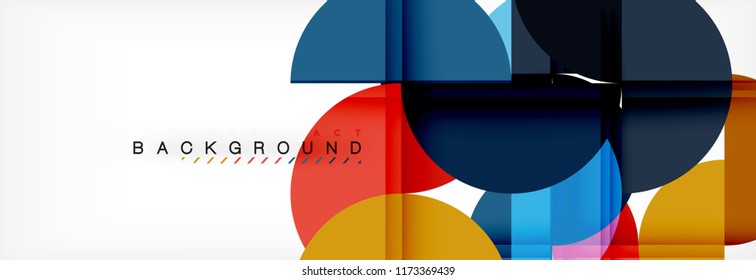 Semi circle abstract background, modern geometric pattern design. Vector business or technology presentation design template, brochure or flyer pattern, or geometric web banner