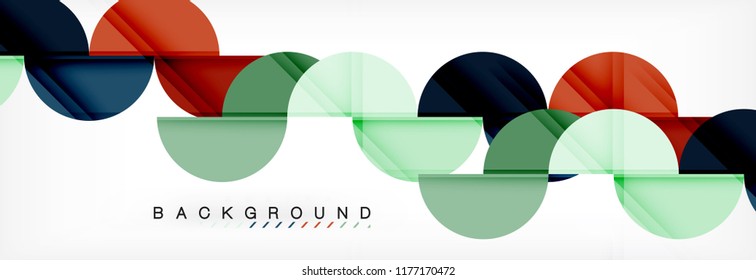 Fondo abstracto semicírculo, diseño geométrico moderno. Plantilla de diseño de presentación de vocabulario o tecnología, patrón de folleto o volante, o banner web geométrico