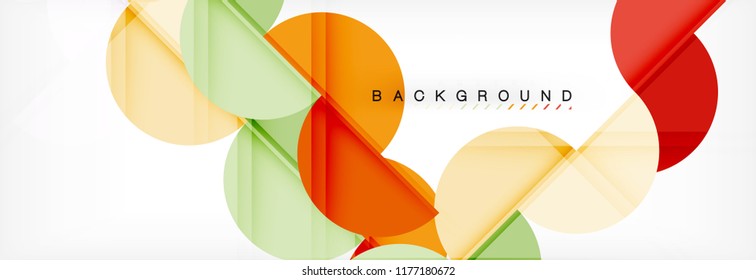 Semi circle abstract background, modern geometric pattern design. Vector business or technology presentation design template, brochure or flyer pattern, or geometric web banner