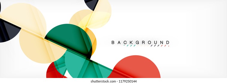 Semi circle abstract background, modern geometric pattern design. Vector business or technology presentation design template, brochure or flyer pattern, or geometric web banner
