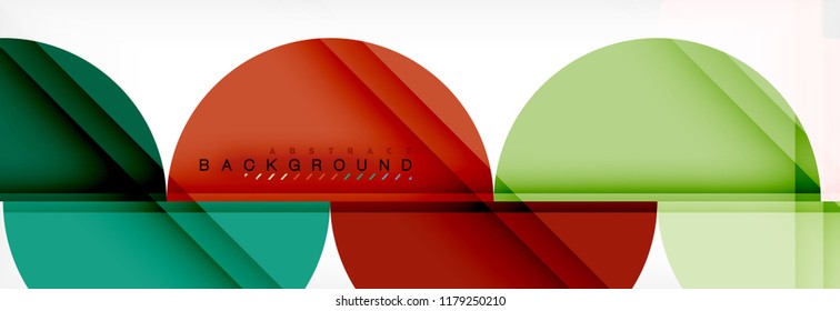 Semi circle abstract background, modern geometric pattern design. Vector business or technology presentation design template, brochure or flyer pattern, or geometric web banner