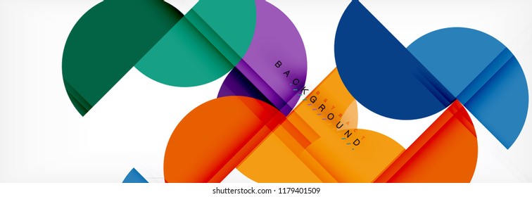 Fondo abstracto semicírculo, diseño geométrico moderno. Plantilla de diseño de presentación de vocabulario o tecnología, patrón de folleto o volante, o banner web geométrico