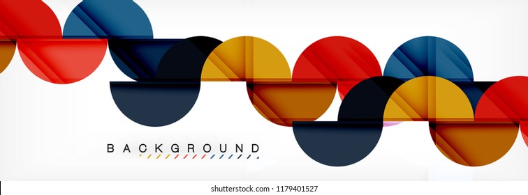 Fondo abstracto semicírculo, diseño geométrico moderno. Plantilla de diseño de presentación de vocabulario o tecnología, patrón de folleto o volante, o banner web geométrico