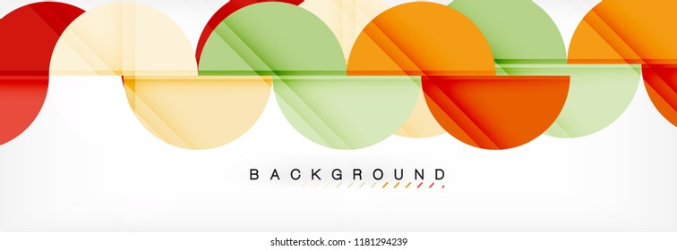 Fondo abstracto semicírculo, diseño geométrico moderno. Plantilla de diseño de presentación de vocabulario o tecnología, patrón de folleto o volante, o banner web geométrico