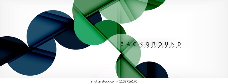 Fondo abstracto semicírculo, diseño geométrico moderno. Plantilla de diseño de presentación de vocabulario o tecnología, patrón de folleto o volante, o banner web geométrico