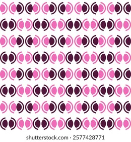 Semi Circle Pink Purple Geometric Pattern Modern Shapes Background