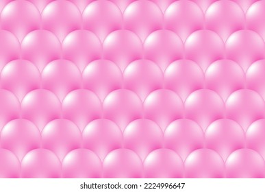 semi circles seamless pattern. fish skin texture vector illustration. asian traditional.