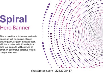 Semi Dotted Spiral Fluid Layout 