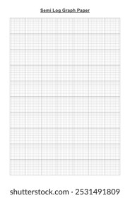 Semi Log Graph Paper Work Sheet.