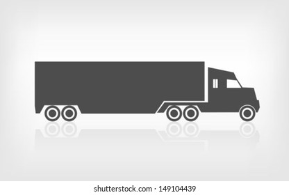 Semi Truck Icon