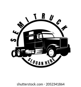 Semi Truck Logo Design Vector Stock Vector (Royalty Free) 2052341864 ...