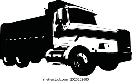 semi truck vector, 18 wheeler truck, trucking illustration, freight truck vector, transportation vector, logistics truck, industrial design, vehicle vector, semi-truck graphic, freight transportation,