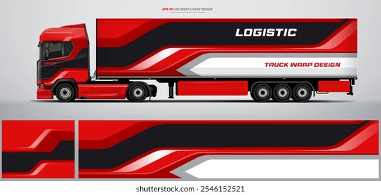 semi truck wrap livery design