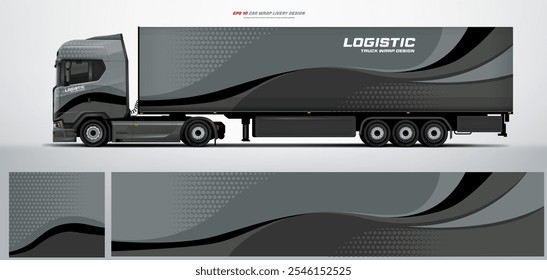 semi truck wrap livery design