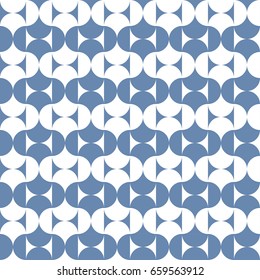 Semicircle pattern , seamless background , vector.
