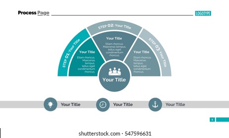 Semicircle Pie Chart Slide Template