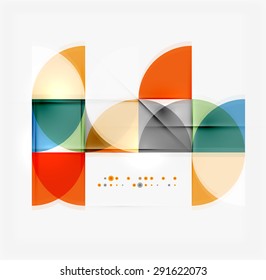 Patrón de triángulo semicírculo. Resumen del fondo del mosaico, elemento del sitio web de presentación en línea o portada de la aplicación móvil 